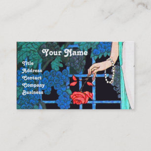 ROSES IN THE NIGHT,BEAUTY FASHION MAKE UP ARTIST BUSINESS CARD
