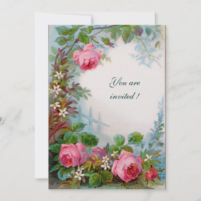 ROSES & JASMINES ice Invitation (Front)