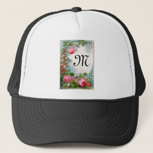 ROSES & JASMINES MONOGRAM TRUCKER HAT