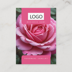 Roses Jewellery Earrings Necklace Display Card