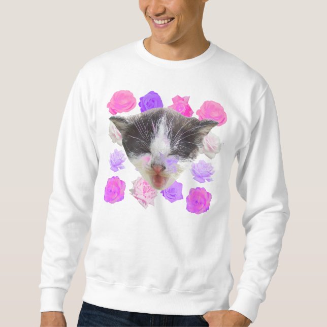 roses+kit sweatshirt (Front)