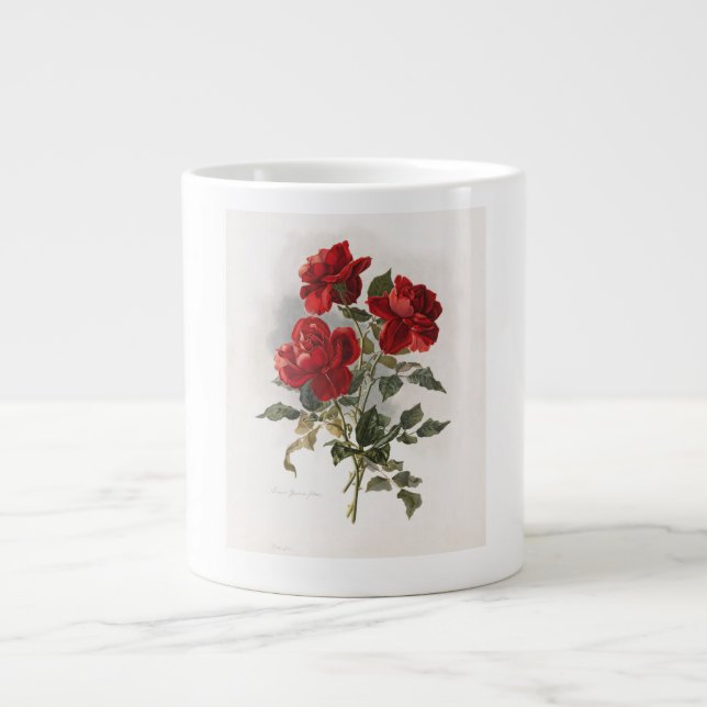 Roses,  large coffee mug (Front)