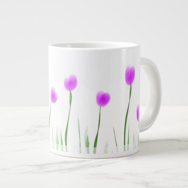 roses large coffee mug (Front Right)