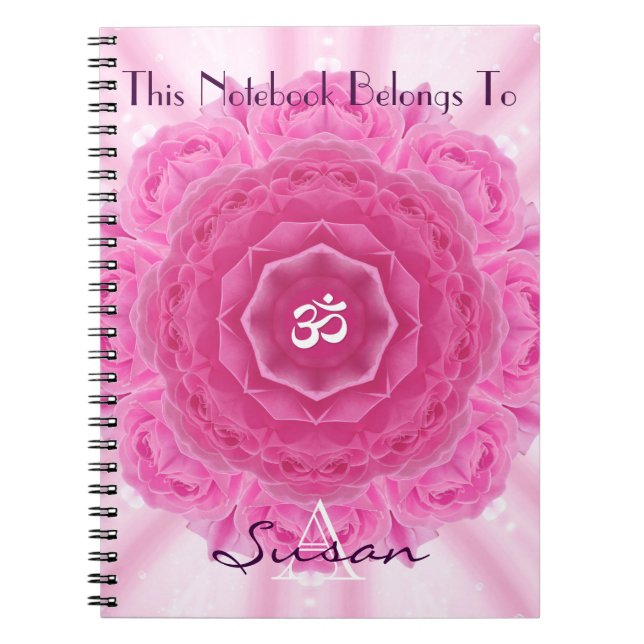 Roses Mandala, Notebook (Front)