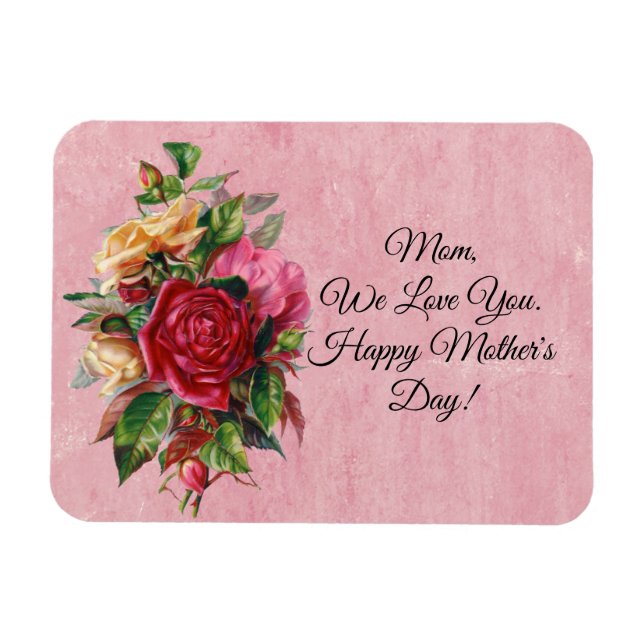 Roses Mother's Day Magnet (Horizontal)