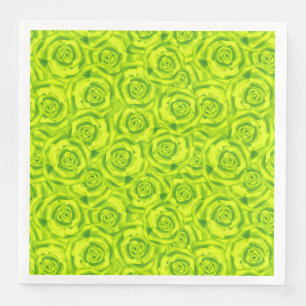 Roses, neon napkin
