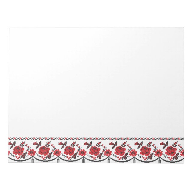 Roses Notepad (Front)