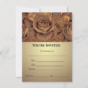 Roses of Bronze - Invitation