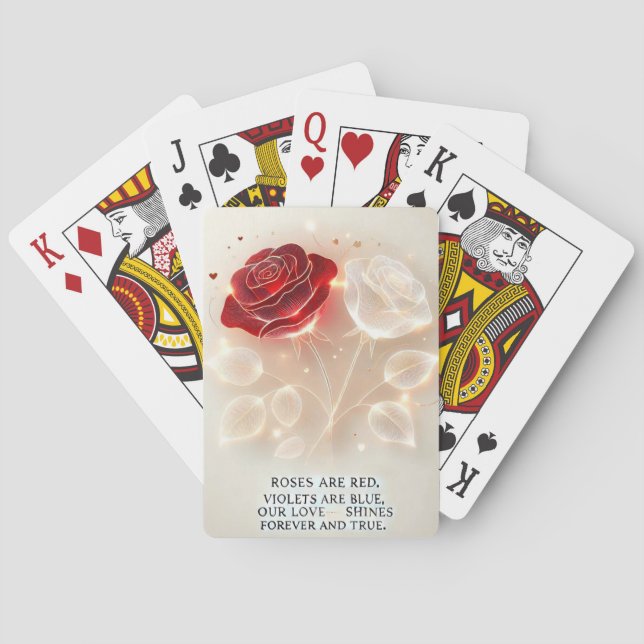 Roses of Light and Love" Playing Cards (Back)
