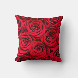 Roses on a pillow - throw pillow 