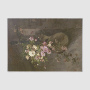 Roses on a Spanish Guitar by Margaretha Roosenboom Tissue Paper
