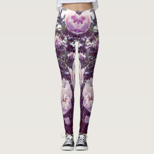 Roses on branches leggings