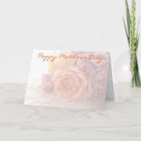 Roses on embroidered fabric Mother's Day