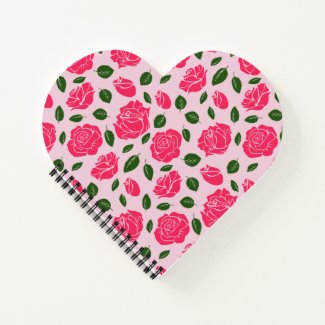 Roses on  notebook