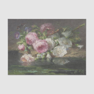 Roses on the Forest Floor by Margaretha Roosenboom Tissue Paper