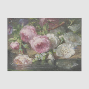 Roses on the Forest Floor by Margaretha Roosenboom Tissue Paper