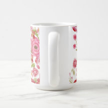 Roses on White &Vintage Florals and Classic Stripe