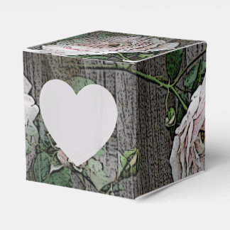 Roses on Wood Favour Box