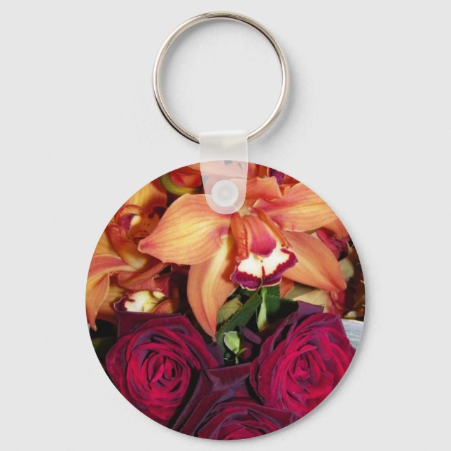 Roses & Orchids_ Key Ring (Front)