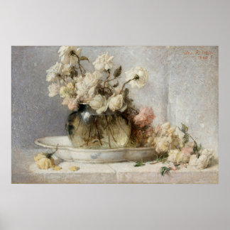 Roses painting poster