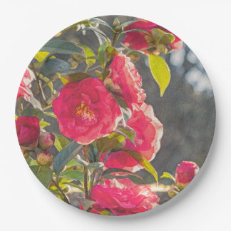 Roses  paper plate