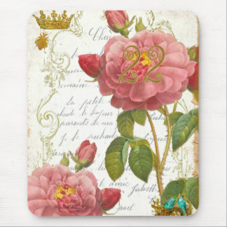 Roses Parfumées Rouges de Versailles 22 Mouse Mat