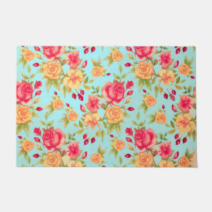 Roses Pattern Doormat