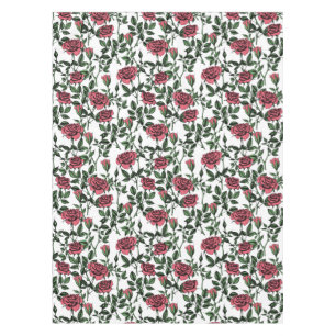 Roses pattern tablecloth