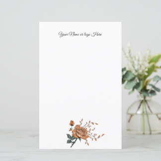 Roses Personalised Stationery