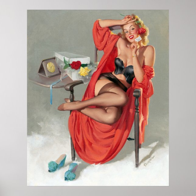 Roses Pin Up Poster (Front)