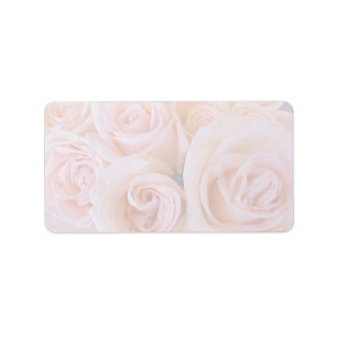 Roses pink label