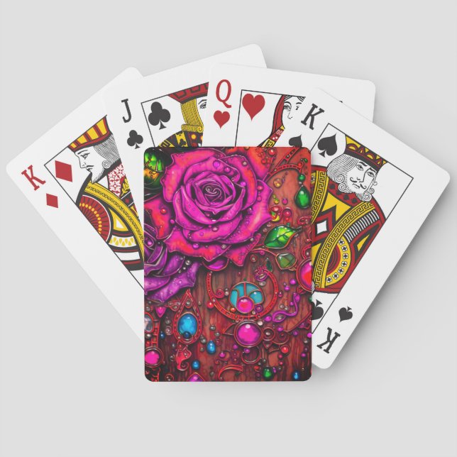 Roses Playing Cards (Back)