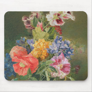 Roses, Poppy and Pelargonia Mouse Mat