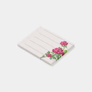 Roses  post-it notes