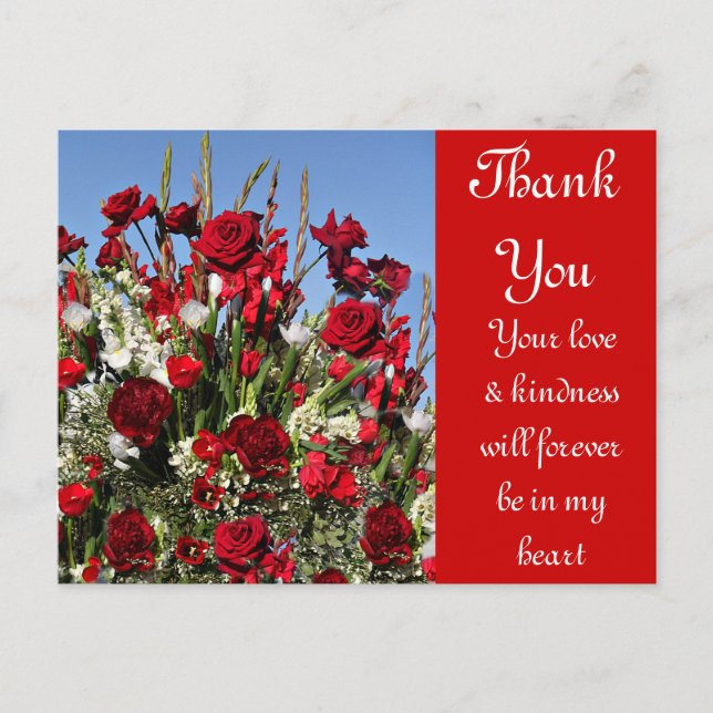 Roses-r-Red Postcard (Front)