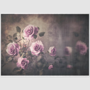 Roses Reflections, Ethereal Lake & Floral Tissue Paper