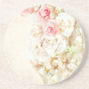 Roses Ribbons and Lace Coaster