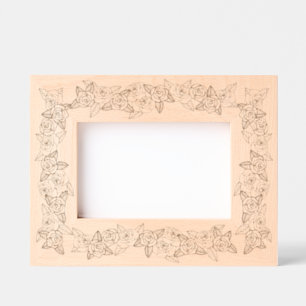 Roses, Roses Lovely Floral Border Etched Frames
