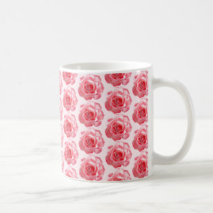 Roses! Roses! Roses! - Dainty Pink Coffee Mug