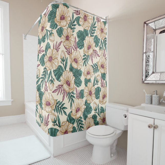 Roses Shower Curtain (In Situ)