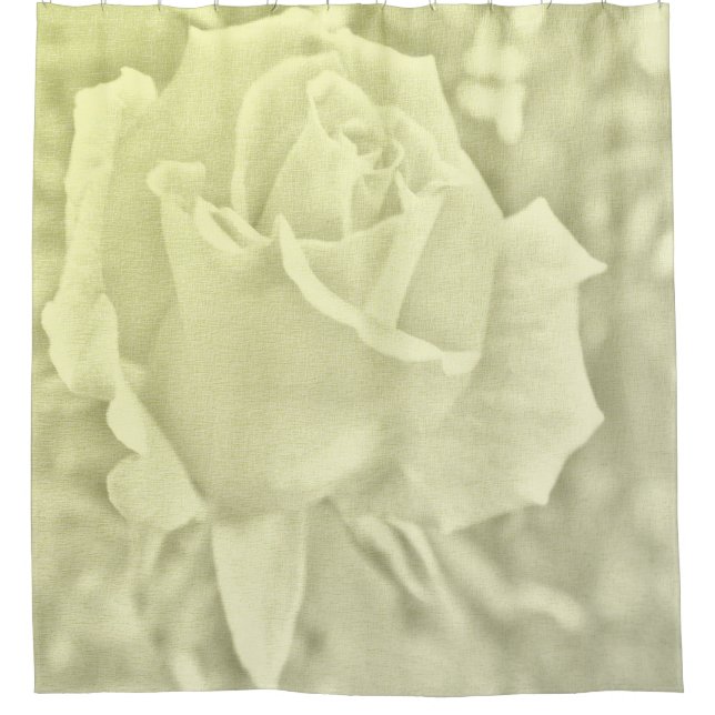 roses shower curtain (Front)
