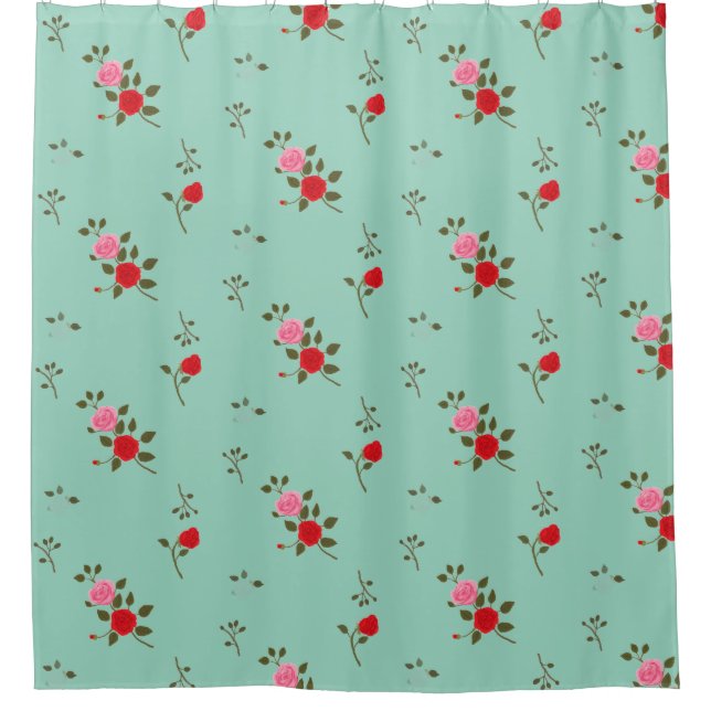 Roses Shower Curtain (Front)