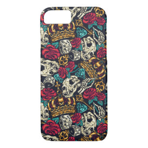 Roses, Skulls and Crowns iPhone 8/7 Case