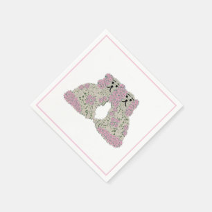 Roses Staffordshire Dogs Magnolia Napkin