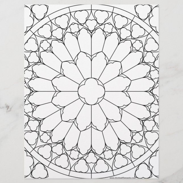 Roses Stained Glass (Front)