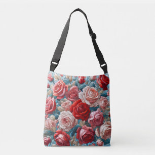Roses Stained Glass Design Handbag