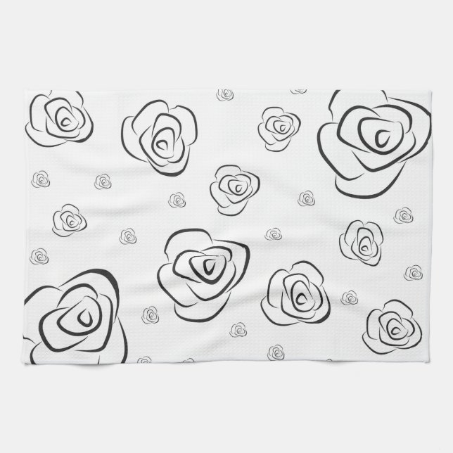 Roses Tea Towel (Horizontal)