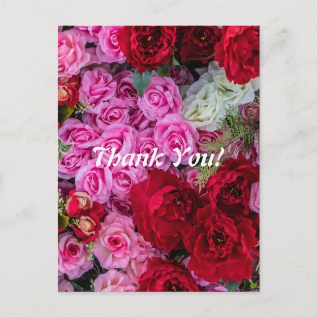 Roses thank you card (Front)