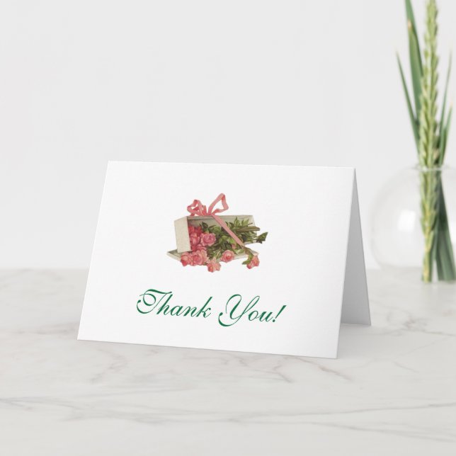Roses Thank You Note (Front)