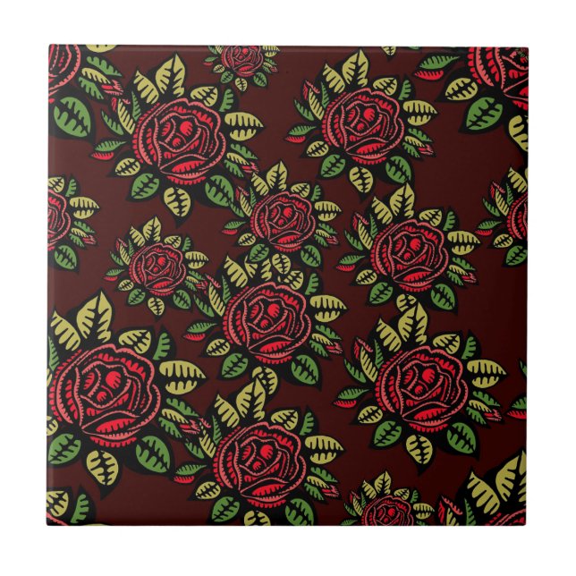 Roses Tile (Front)